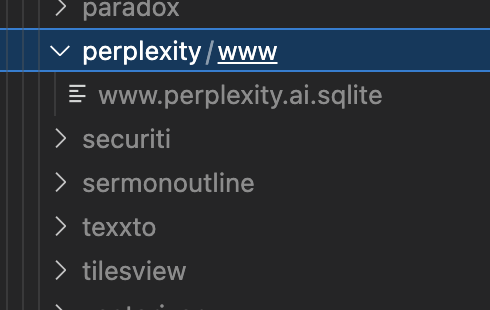 perplexity ai is shown to have been crawled