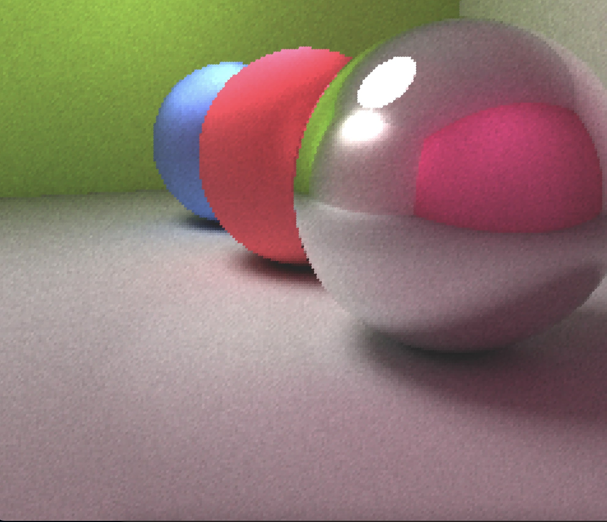 progressive render example scene